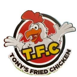 Tony's Fried Chicken logo.